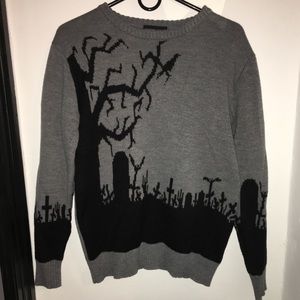 Current Mood Dollskill Graveyard Oversized Sweater